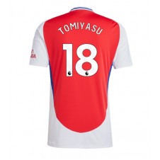 Arsenal Takehiro Tomiyasu #18 Hjemmedrakt 2024-25 Kortermet